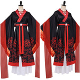 Though I Am an Inept Villainess Cosplay Costume Shu Keigetsu Red and Black Outfit Adult Female Halloween Carnival Costume