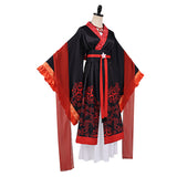 Though I Am an Inept Villainess Cosplay Costume Shu Keigetsu Red and Black Outfit Adult Female Halloween Carnival Costume