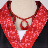 Though I Am an Inept Villainess Cosplay Costume Shu Keigetsu Red and Black Outfit Adult Female Halloween Carnival Costume