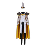 Tongari Boushi no Atelier Cosplay Costume Alaira White Outfit Adult Female Halloween Carnival Costume