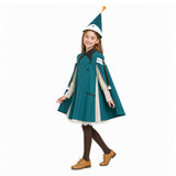 Tongari Boushi no Atelier Cosplay Costume Coco Kids Children Green Outfit Halloween Carnival Costume