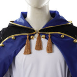 Tongari Boushi no Atelier Cosplay Costume Olruggio Black Outfit Adult Male Halloween Carnival Costume