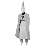 Tongari Boushi no Atelier Cosplay Costume Qifrey White Outfit Adult Female Halloween Carnival Costume