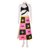 Trish Una Cosplay Costume Pink Dress Adult Female Halloween Carnival Costume