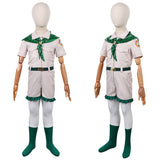 Troop Beverly Hills Cosplay Costume Scouts Kids Children Gray Scout Uniform Halloween Carnival Costume