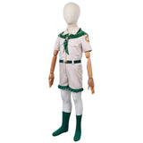 Troop Beverly Hills Cosplay Costume Scouts Kids Children Gray Scout Uniform Halloween Carnival Costume