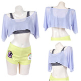 Uta Cosplay Costume Cosplay Top Shorts Vest Adult Female Halloween Carnival Costume