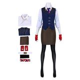 Valorant  Cosplay Costume Chamber Gender-swapped Blue Outfit Adult Female Halloween Carnival Costume