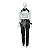 VALORANT Cosplay Costume Sage White Crop Top Adult Female Halloween Carnival Costume