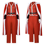 Violent Night Cosplay Costume Mrs. Claus Red Outfit Adult Female Halloween Carnival Costume