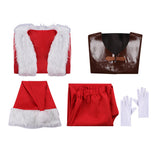 Violent Night Cosplay Costume Nick Red Santa Claus Suit Adult Male Halloween Carnival Costume