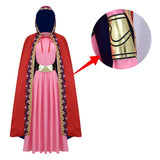 Vivi Cosplay Costume Pink Outfit Adult Female Halloween Carnival Costume