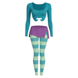 W.I.T.C.H Irma Lair Women Green Outfit Adult Female Halloween Carnival Costume