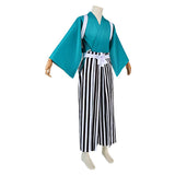 Wano Country Arc Cosplay Costume Usopp Blue Kimono Outfit Adult Male Halloween Carnival Costume