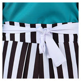 Wano Country Arc Cosplay Costume Usopp Blue Kimono Outfit Adult Male Halloween Carnival Costume