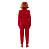 Weapons Cosplay Costume Gladys Red Suit Adult Female Halloween Carnival Costume
