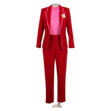 Weapons Cosplay Costume Gladys Red Suit Adult Female Halloween Carnival Costume