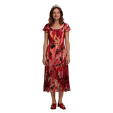 Widow‘s Bay Cosplay Costume Patricia Red Dress Adult Female Halloween Carnival Costume