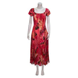 Widow‘s Bay Cosplay Costume Patricia Red Dress Adult Female Halloween Carnival Costume