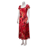 Widow‘s Bay Cosplay Costume Patricia Red Dress Adult Female Halloween Carnival Costume