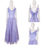 Wicked 2024 Glinda Cosplay Costume Adult Female Purple Dress Halloween Carnival Costume
