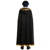 Wistoria Wand and Sword Cosplay Costume Will Serfort Black Magic Rope Adult Male Halloween Carnival Costume