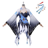 Wuthering Waves Cosplay Costume Yangyang Xuanling Blue Outfit Adult Female Halloween Carnival Costume