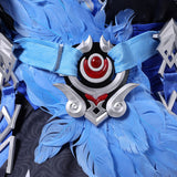 Wuthering Waves Cosplay Costume Yangyang Xuanling Blue Outfit Adult Female Halloween Carnival Costume