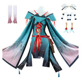 Wuthering Waves Cosplay Costume Zhezhi Outfit Adult Female Halloween Carnival Costume