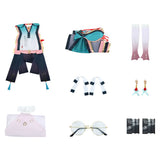 Wuthering Waves Cosplay Costume Zhezhi Outfit Adult Female Halloween Carnival Costume