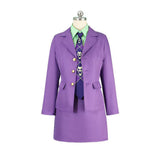 Yoshikage Kira Cosplay Costume Outfit Adult Female Halloween Carnival Costume