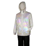Yuji Itadori Cosplay Costume 68 Years Later White Iridescent Coat Adult Male Halloween Carnival Costume