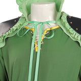 Zorro Cosplay Costume Green Outfit with Cape Adult Male Halloween Carnival Costume