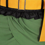 Zorro Cosplay Costume Green Outfit with Cape Adult Male Halloween Carnival Costume