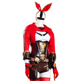 Amber Genshin Impact Cosplay Costume Jumpsuit Outfits Halloween Carnival Suit