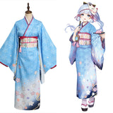 Genshin Impact x Sweets Paradise - Kamisato Ayaka Cosplay Costume Kimono Outfits Halloween Carnival Suit