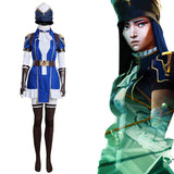 Arcane: League of Legends - Caitlyn the Sheriff of Piltover Cosplay Costume Outfits Halloween Carnival Suit