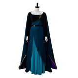 Frozen 2 Queen Coronation Anna Gown  Uniform Cosplay Costume