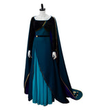 Frozen 2 Queen Coronation Anna Gown  Uniform Cosplay Costume