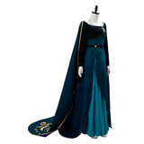 Frozen 2 Queen Coronation Anna Gown  Uniform Cosplay Costume