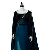 Frozen 2 Queen Coronation Anna Gown  Uniform Cosplay Costume