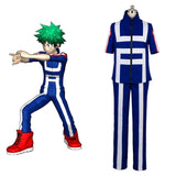 Boku no Hero Academia My Hero Academia Izuku Midoriya Training Suit Cosplay Costume