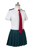 Boku no Hero Academia My Hero Academia Ochako Uraraka Tsuyu Asui Summer Uniform Dress Cosplay Costum