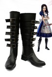 Alice Madness Returns Cosplay Boots Shoes Custom Made