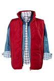 Back To The Future Marty McFly  Red Waistcoat Cosplay Costume