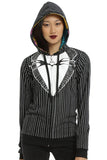 The Nightmare Before Christmas Merchandise Jack Skellington 3D Zip Up Hoodie