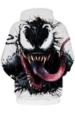 2018 Venom Symbiote Merchandies 3D Hoodie Zip Up Sweatshirt Unisex