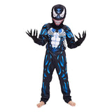 Venom Muscle For Kid Jumpsuit With Claws Cosplay Costume