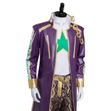 Kujo Jotaro JoJo‘s Bizarre Adventure Stone Ocean Cosplay Costume Outfits Halloween Carnival Suit