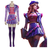 Cosplay Costume Outfits Halloween Carnival Party Suit League of Legends he Sheriff of Piltover Caitlyn Kiramman